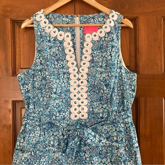 Lilly Pulitzer Blue and White Mini Dress - Picture 2 of 8